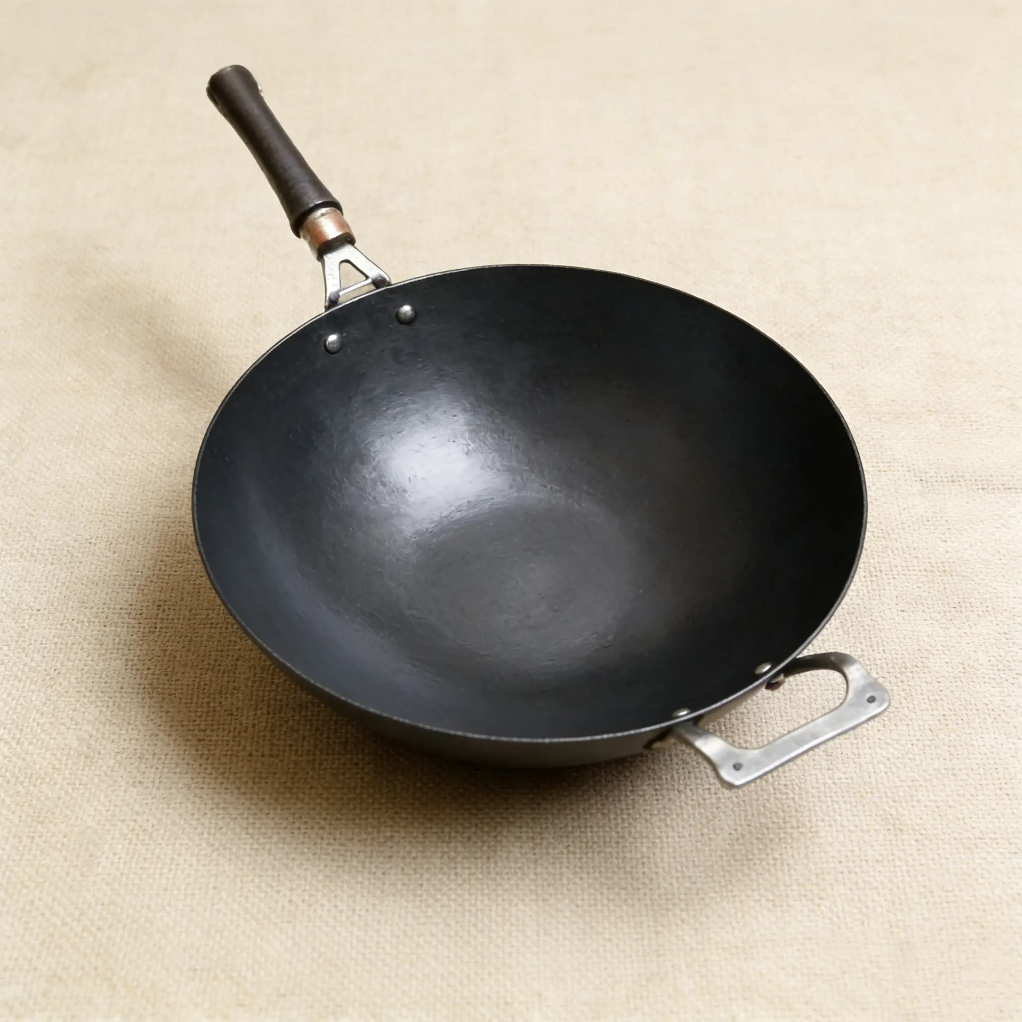 止奢·归真TA1纯钛手工锅_张锅匠30cm-36cm家用手工铁锅